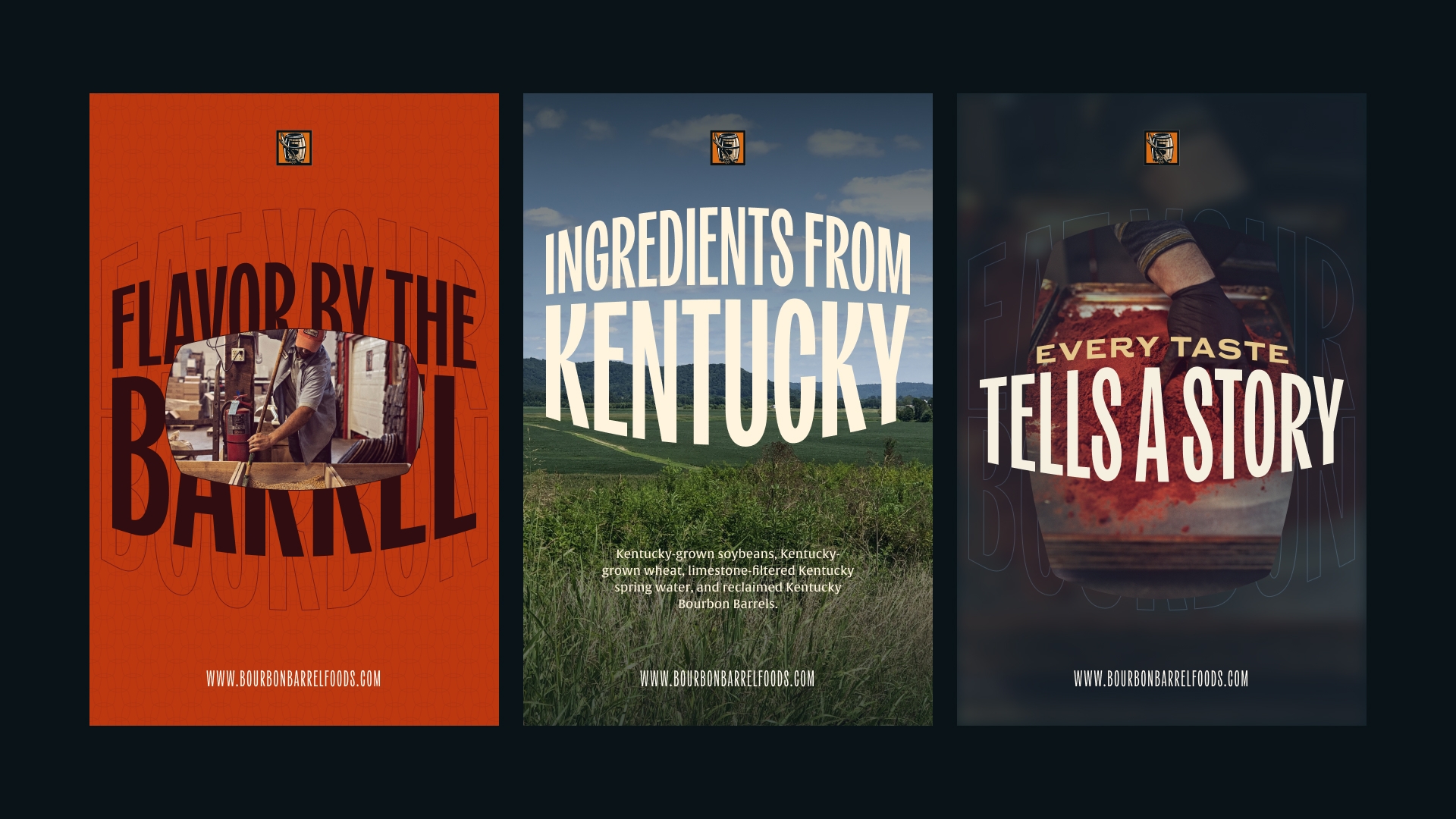 Bourbon Barrel Foods Brand Refresh and Website gallery image