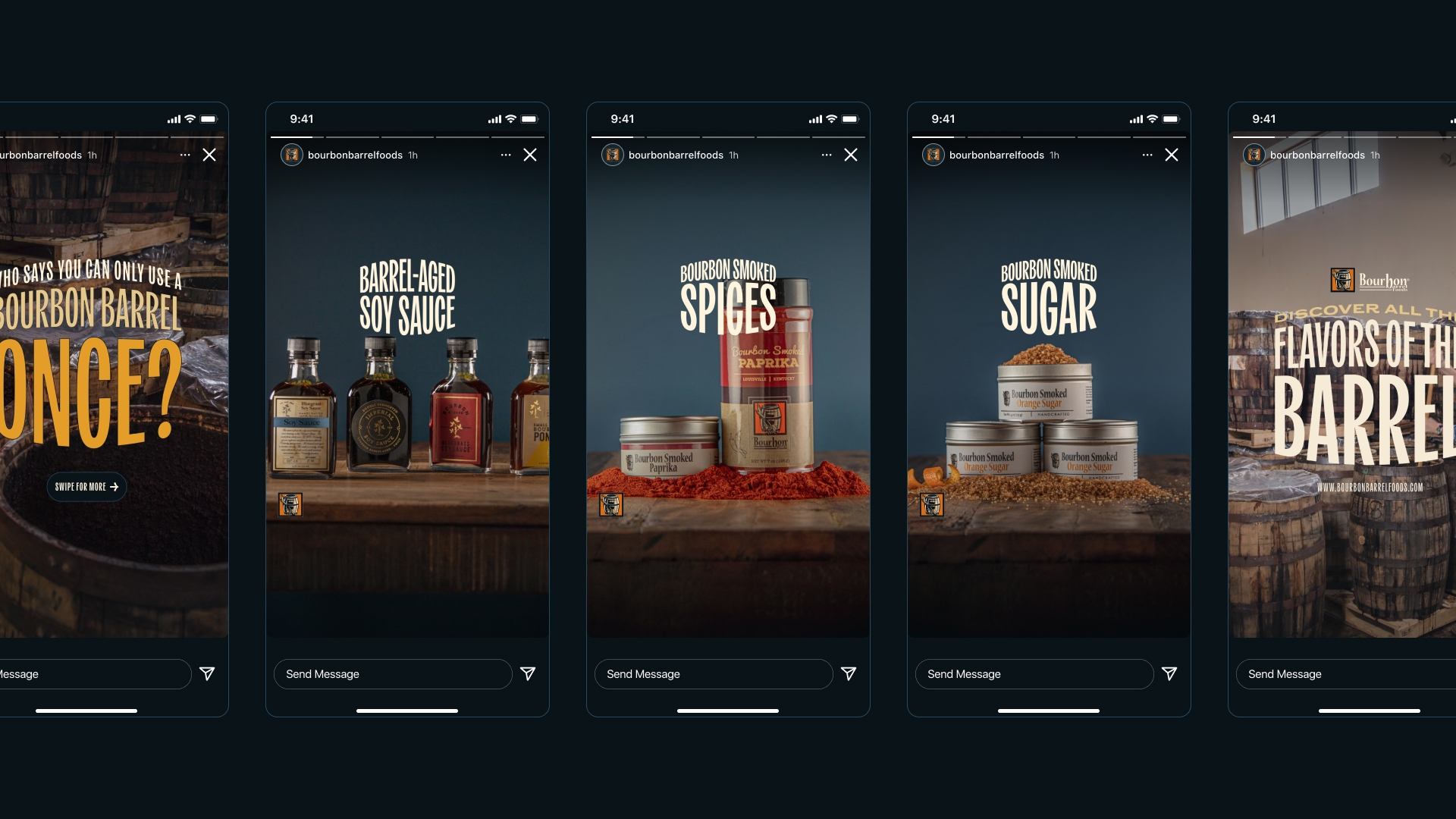 Bourbon Barrel Foods Brand Refresh and Website gallery image